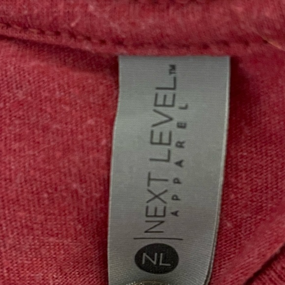 Next Level Apparel ‘Maloney Glass and Overhead Door’ Red T-shirt Size Large - Picture 4 of 5